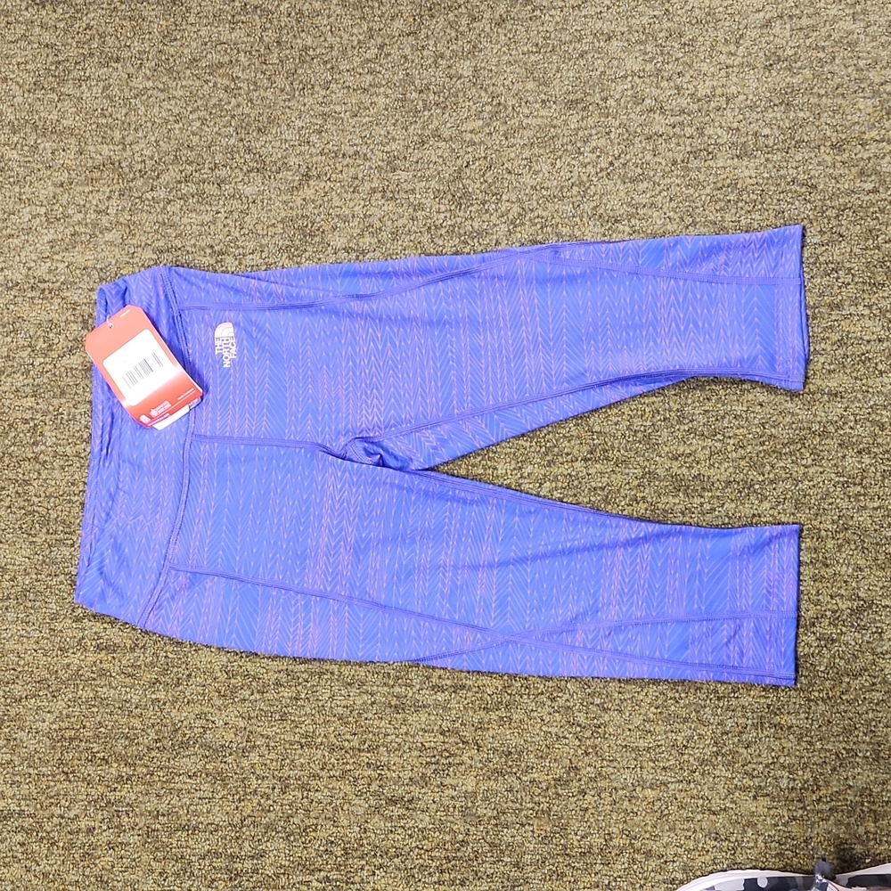 North Face Womens Pulse Capris, Small, Amparo Print
